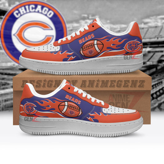 Chicago Bears Air Sneakers NFL Custom Sports Shoes