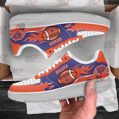 Chicago Bears Air Sneakers NFL Custom Sports Shoes