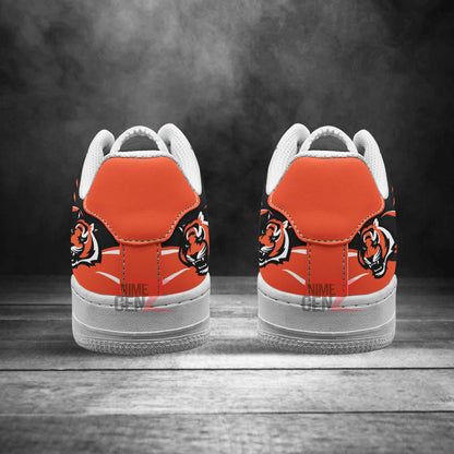Cincinnati Bengals Air Sneakers NFL Custom Sports Shoes