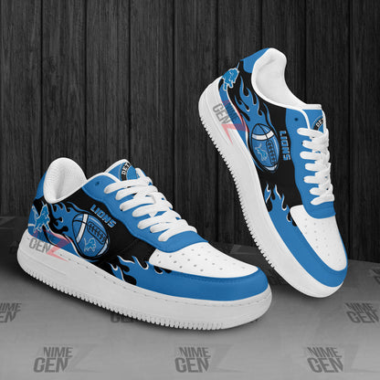 Detroit Lions Air Sneakers NFL Custom Sports Shoes