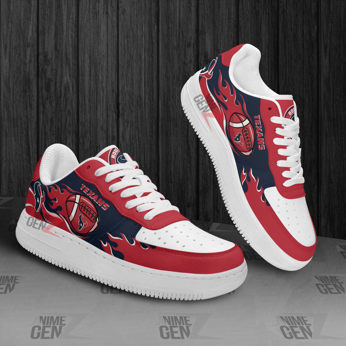 Houston Texans Air Sneakers NFL Custom Sports Shoes