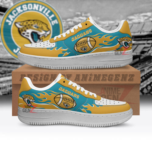 Jacksonville Jaguars Air Sneakers NFL Custom Sports Shoes