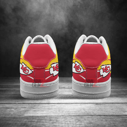 Kansas City Chiefs Air Sneakers NFL Custom Sports Shoes