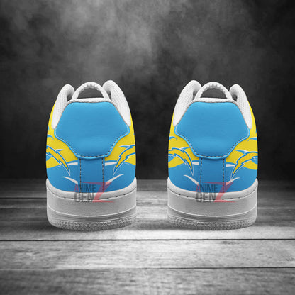 Los Angeles Chargers Air Sneakers NFL Custom Sports Shoes