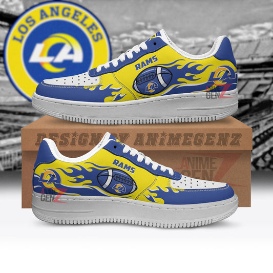 Los Angeles Rams Air Sneakers NFL Custom Sports Shoes