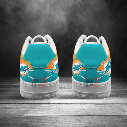 Miami Dolphins Air Sneakers NFL Custom Sports Shoes