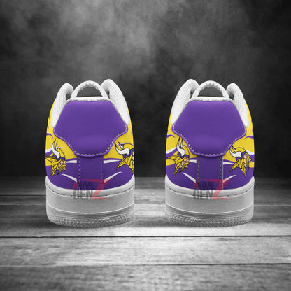 Minnesota Vikings Air Sneakers NFL Custom Sports Shoes