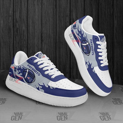 New England Patriots Air Sneakers NFL Custom Sports Shoes