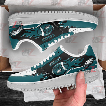 Philadelphia Eagles Air Sneakers NFL Custom Sports Shoes