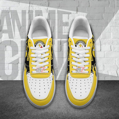 Pittsburgh Steelers Air Sneakers NFL Custom Sports Shoes