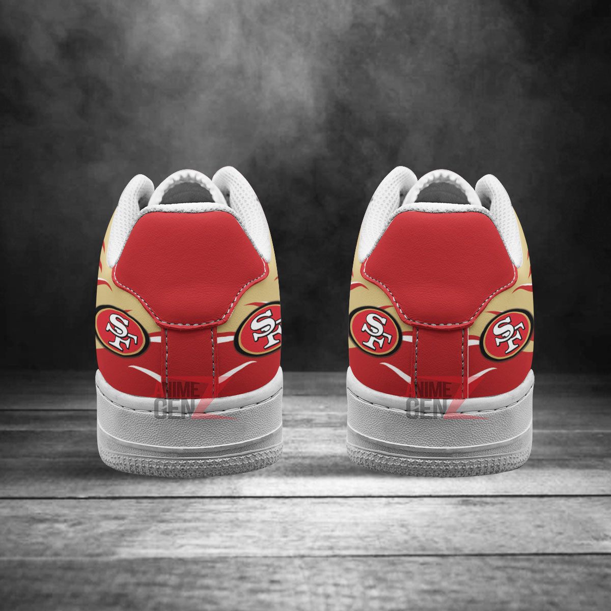 San Francisco 49ers Air Sneakers NFL Custom Sports Shoes