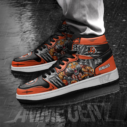 Cincinnati Bengals JD Sneakers NFL Custom Sports Shoes