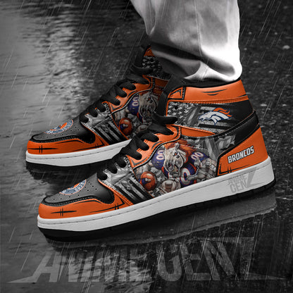 Denver Broncos JD Sneakers NFL Custom Sports Shoes