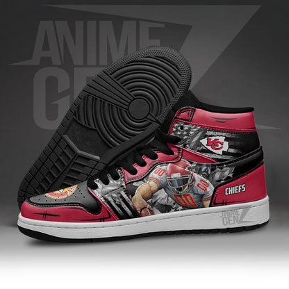 Kansas City Chiefs JD Sneakers NFL Custom Sports Shoes