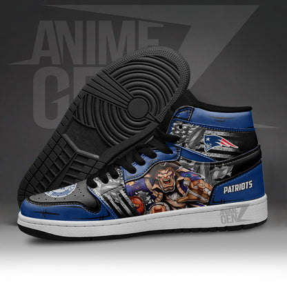 New England Patriots JD Sneakers NFL Custom Sports Shoes
