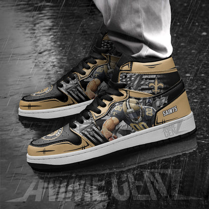 New Orleans Saints JD Sneakers NFL Custom Sports Shoes