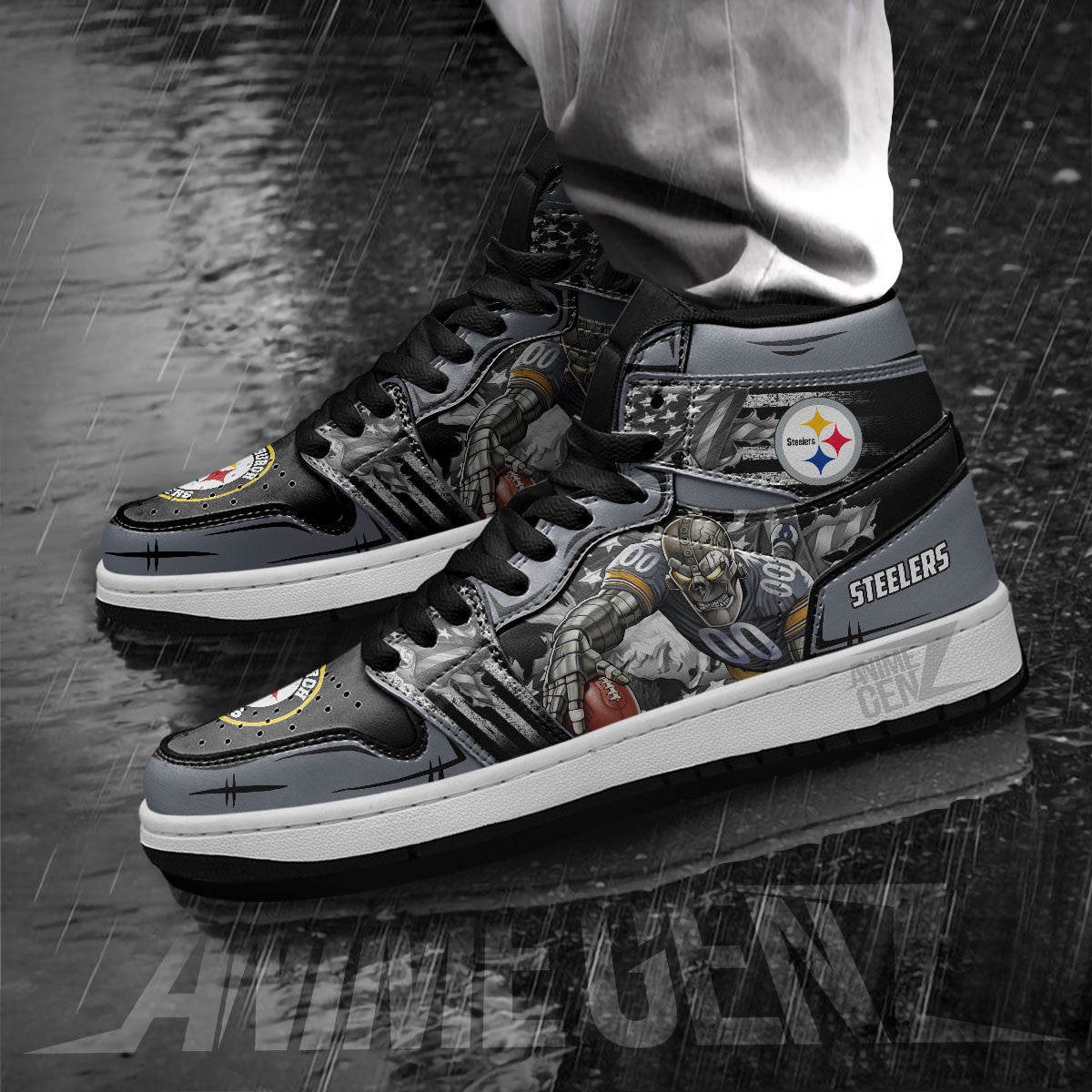 Pittsburgh Steelers JD Sneakers NFL Custom Sports Shoes