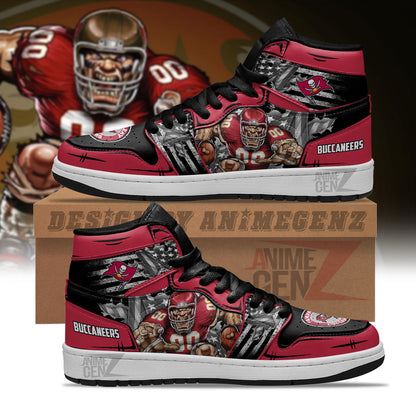 Tampa Bay Buccaneers JD Sneakers NFL Custom Sports Shoes