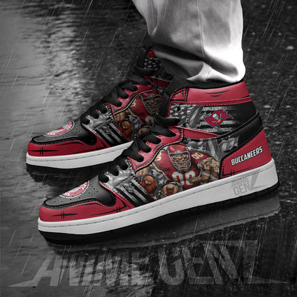 Tampa Bay Buccaneers JD Sneakers NFL Custom Sports Shoes