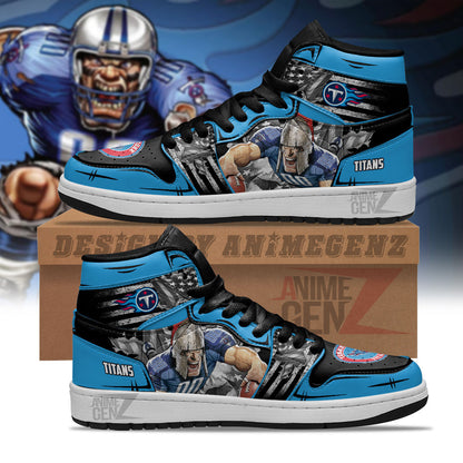 Tennessee Titans JD Sneakers NFL Custom Sports Shoes