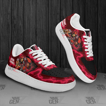 Arizona Cardinal Air Sneakers Mascot Thunder Style Custom NFL Sport Shoes