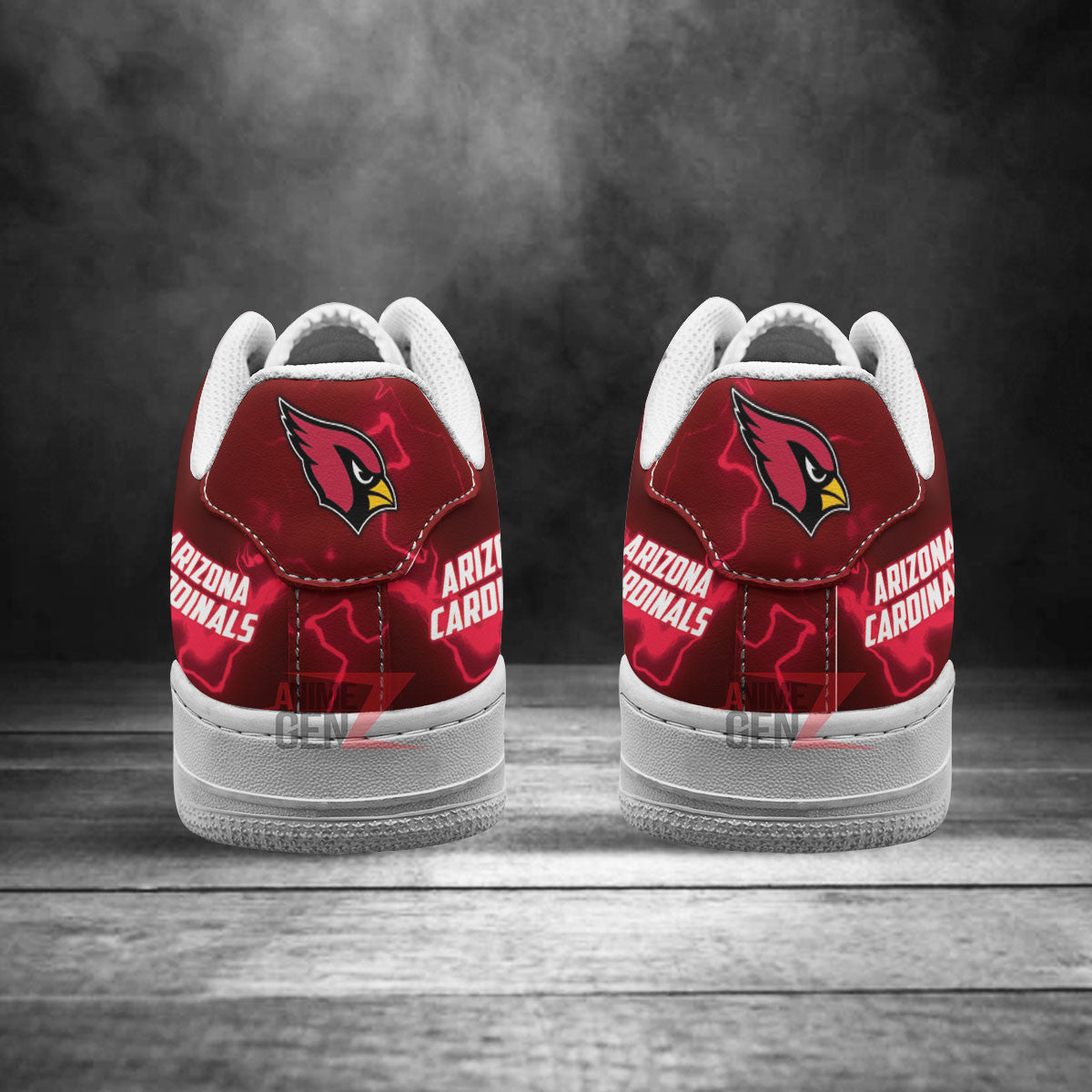 Arizona Cardinal Air Sneakers Mascot Thunder Style Custom NFL Sport Shoes