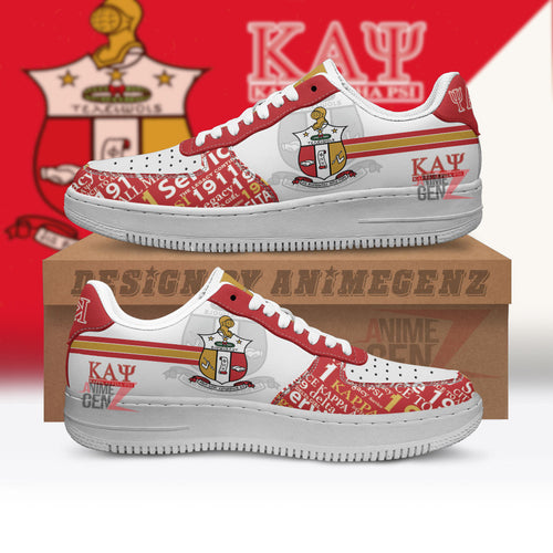 Kappa Alpha Psi Fraternities Air Force Sneakers Custom Shoes