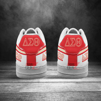 Delta Sigma Theta Sororities Air Force Sneakers Custom Shoes