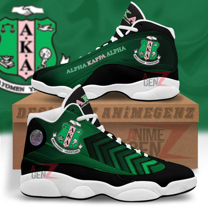 Alpha Kappa Alpha Sororities Air Jordan 13 Sneakers Custom Shoes