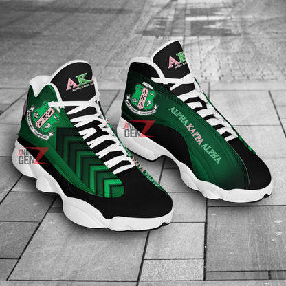 Alpha Kappa Alpha Sororities Air Jordan 13 Sneakers Custom Shoes