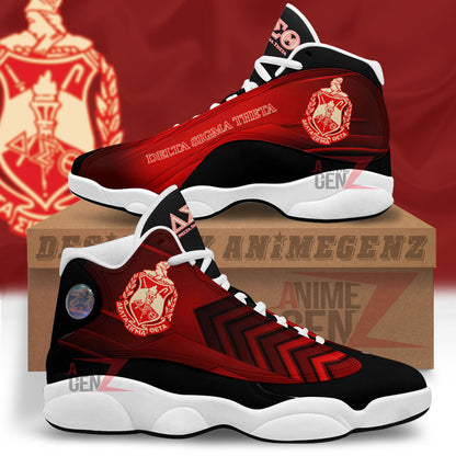 Delta Sigma Theta Sororities Air Jordan 13 Sneakers Custom Shoes