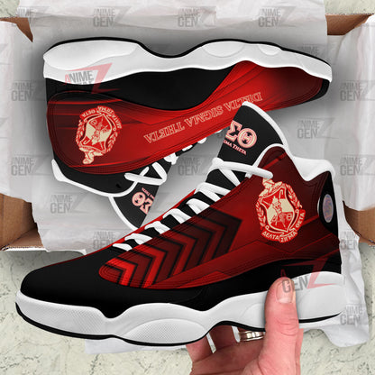 Delta Sigma Theta Sororities Air Jordan 13 Sneakers Custom Shoes