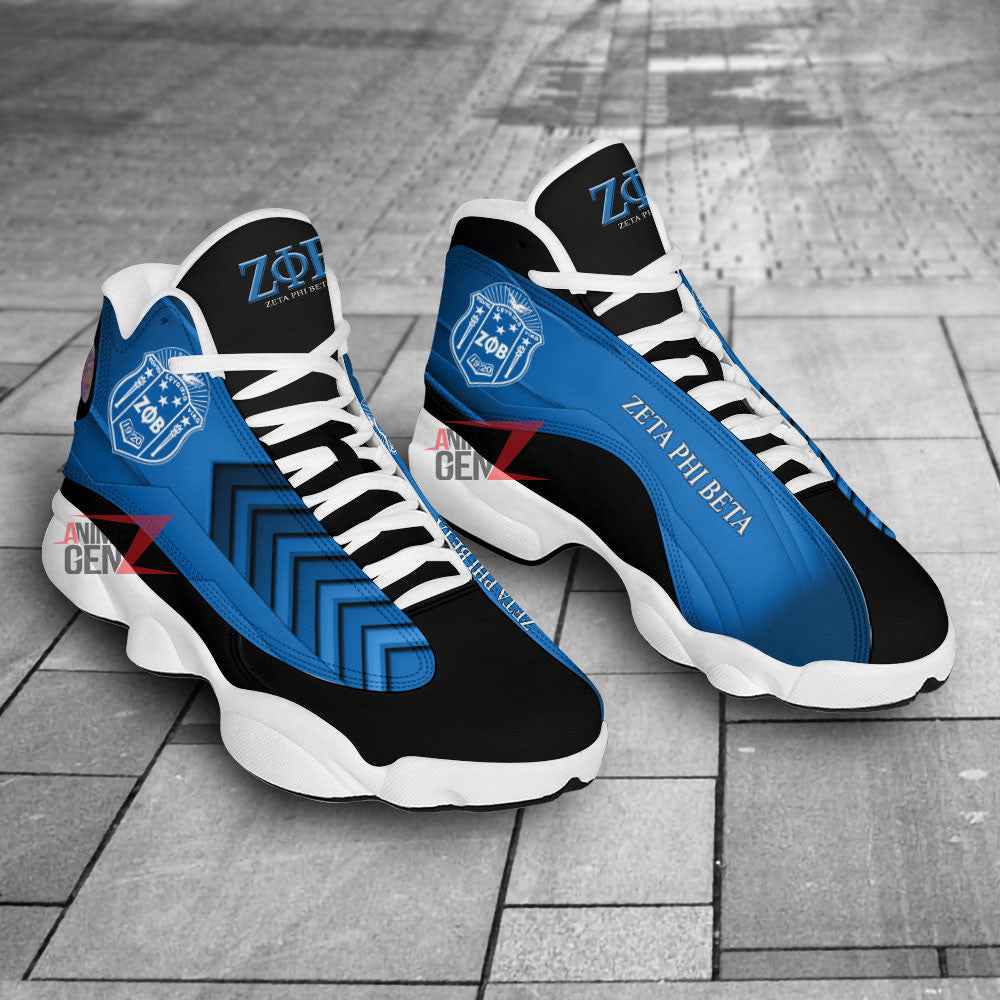 Zeta Phi Beta Air Sororities Jordan 13 Sneakers Custom Shoes
