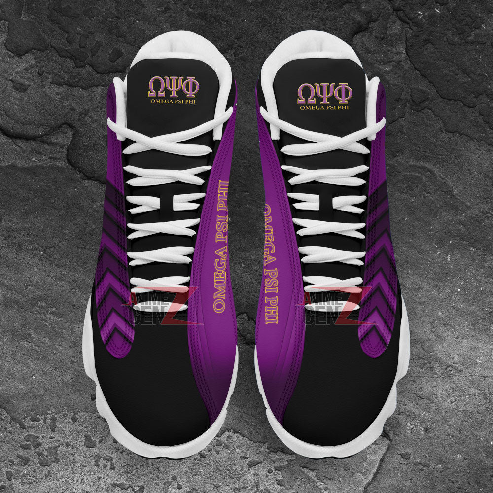 Omega Psi Phi Fraternities Air Jordan 13 Sneakers Custom Shoes
