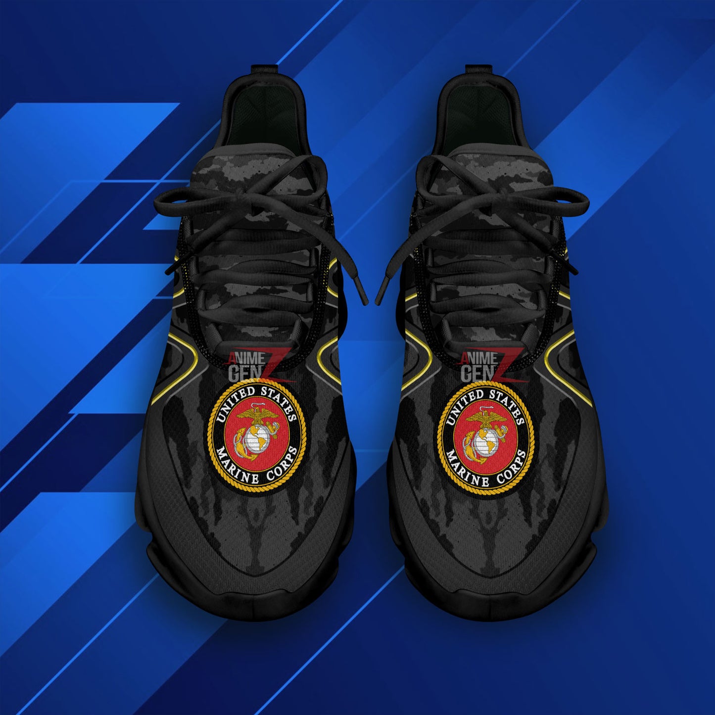 US Marine Corp Clunky Sneakers US Armed Force Custom Shoes