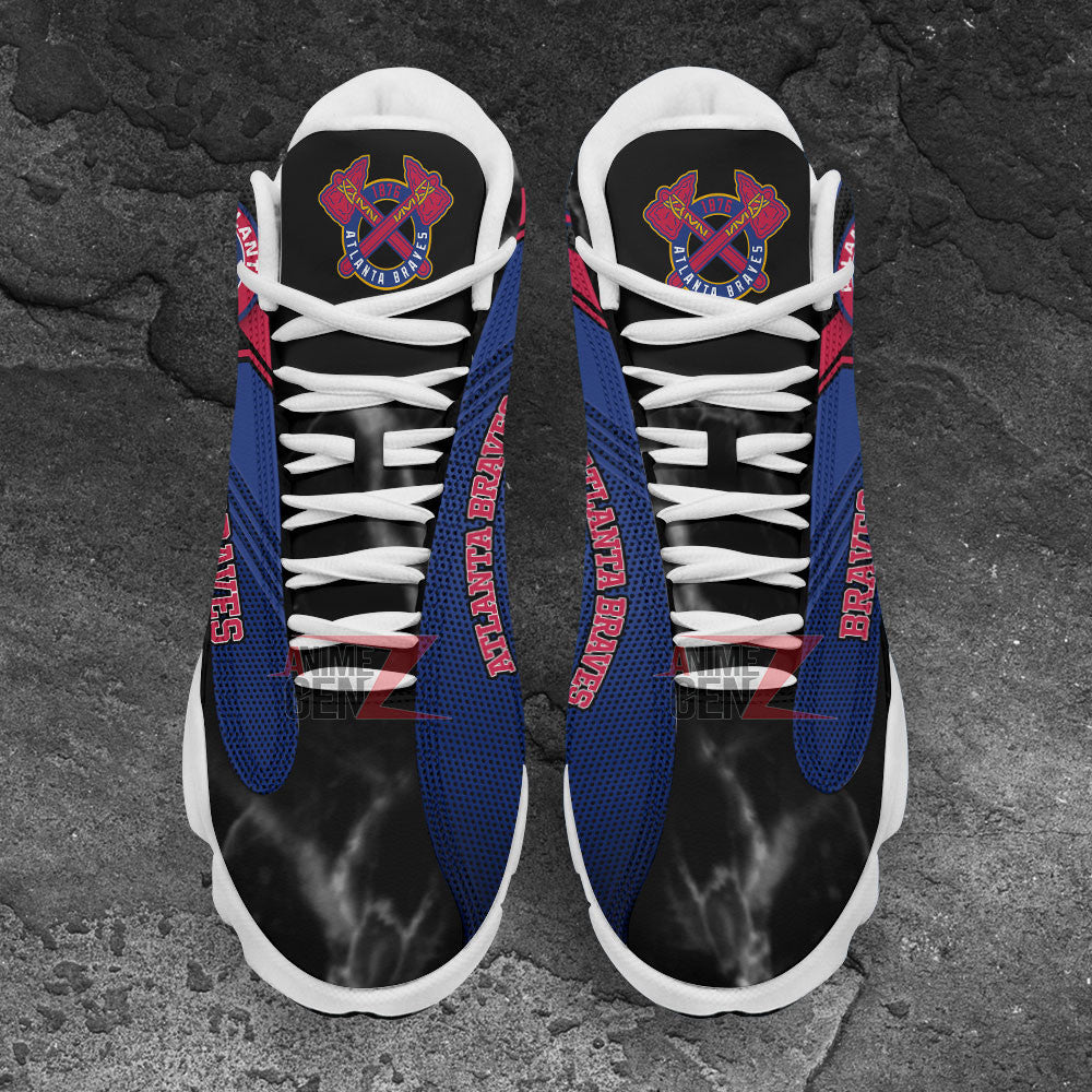 Atlanta Braves Air Jordan 13 Sneakers MLB Baseball Custom Sports Shoes