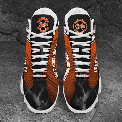 Baltimore Orioles Air Jordan 13 Sneakers MLB Baseball Custom Sports Shoes