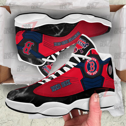 Boston Red Sox Air Jordan 13 Sneakers MLB Baseball Custom Sports Shoes