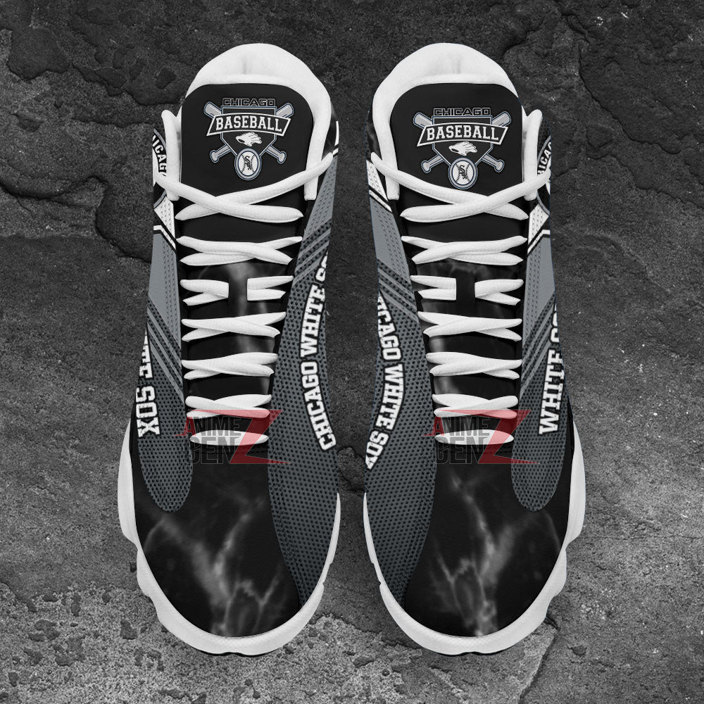 Chicago White Sox Air Jordan 13 Sneakers MLB Baseball Custom Sports Shoes