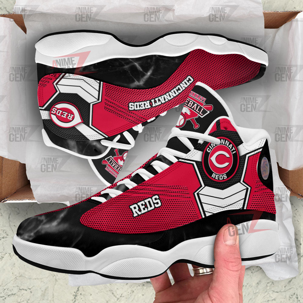 Cincinnati Reds Air Jordan 13 Sneakers MLB Baseball Custom Sports Shoes