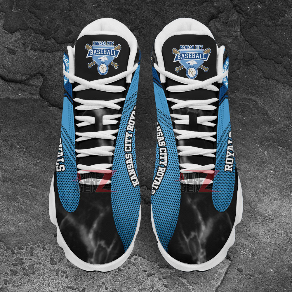 Kansas City Royals Air Jordan 13 Sneakers MLB Baseball Custom Sports Shoes