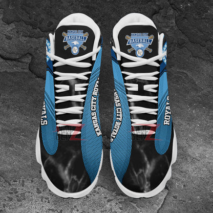 Kansas City Royals Air Jordan 13 Sneakers MLB Baseball Custom Sports Shoes