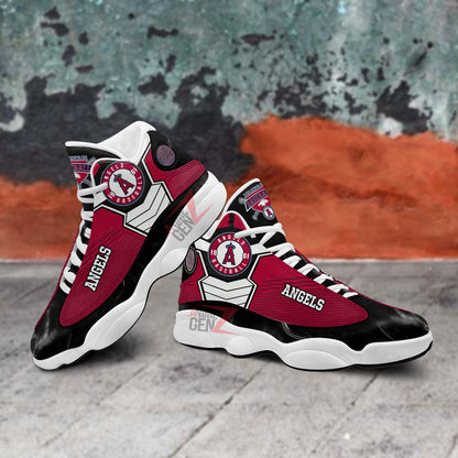 Los Angeles Angels Air Jordan 13 Sneakers MLB Baseball Custom Sports Shoes