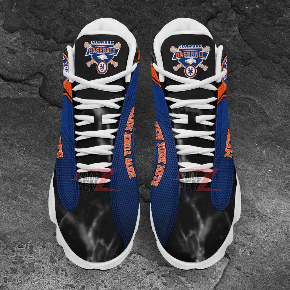 New York Mets Air Jordan 13 Sneakers MLB Baseball Custom Sports Shoes