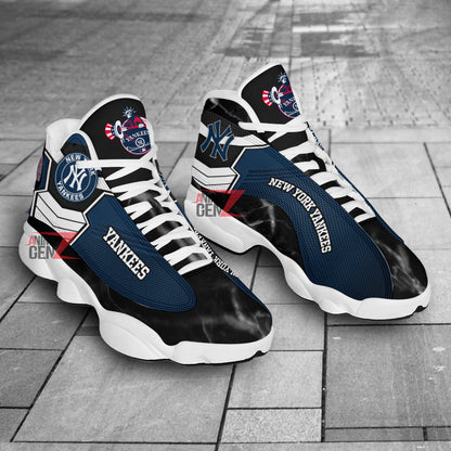 New York Yankees Air Jordan 13 Sneakers MLB Baseball Custom Sports Shoes