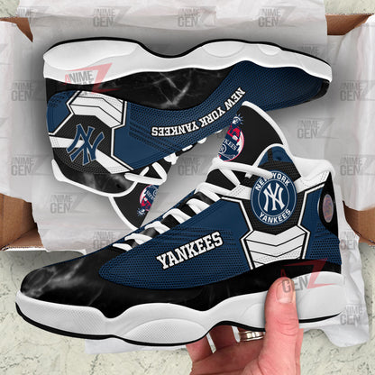 New York Yankees Air Jordan 13 Sneakers MLB Baseball Custom Sports Shoes