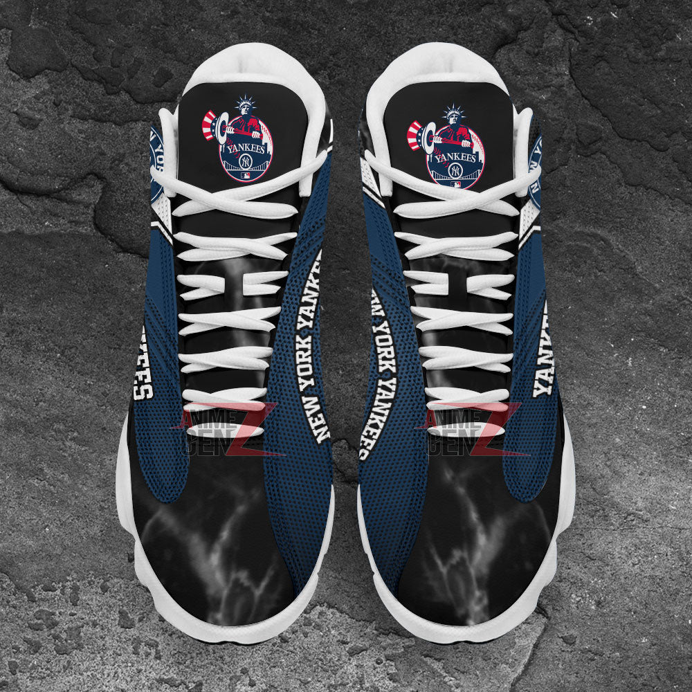 New York Yankees Air Jordan 13 Sneakers MLB Baseball Custom Sports Shoes