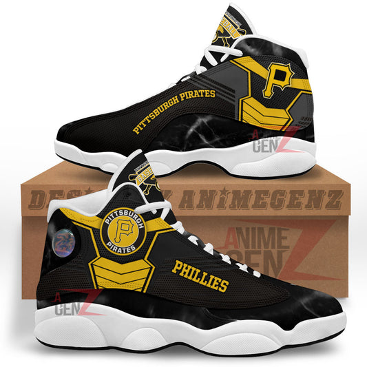 Pittsburgh Pirates Air Jordan 13 Sneakers MLB Baseball Custom Sports Shoes