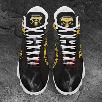Pittsburgh Pirates Air Jordan 13 Sneakers MLB Baseball Custom Sports Shoes