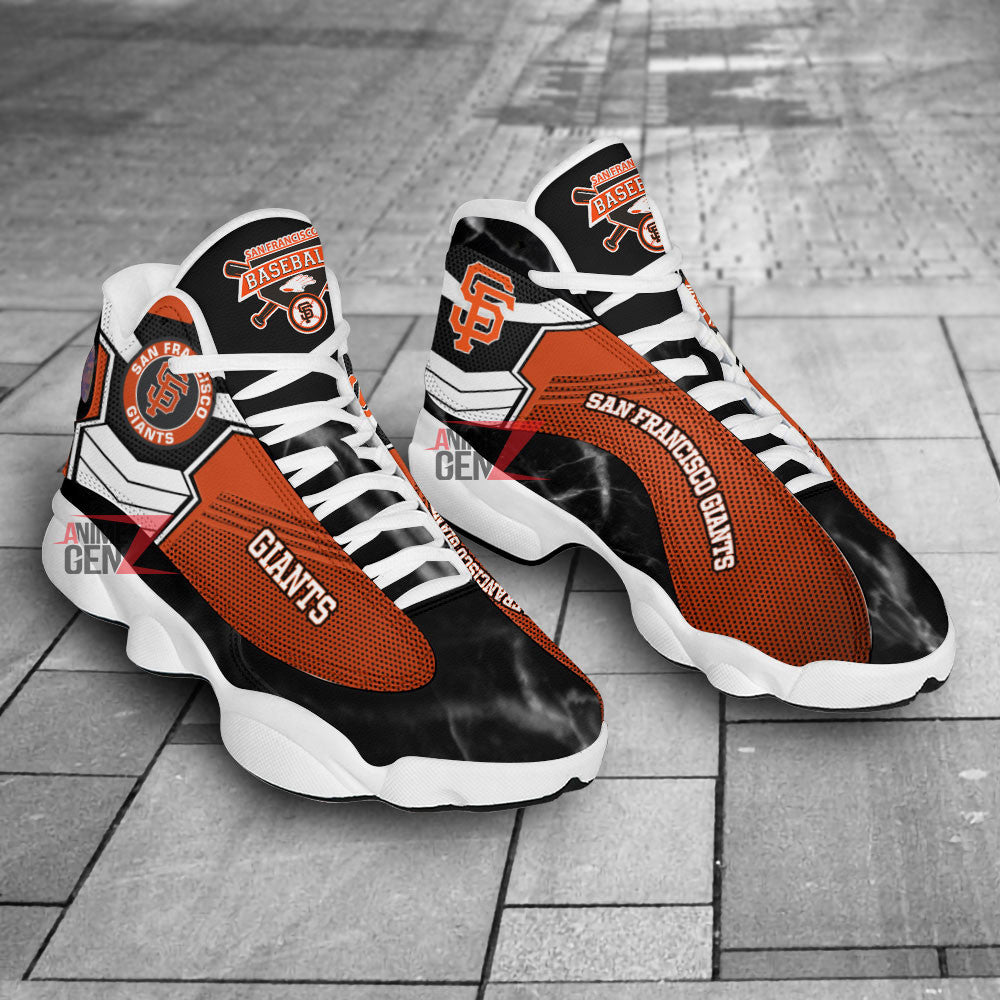 San Francisco Giants Air Jordan 13 Sneakers MLB Baseball Custom Sports Shoes